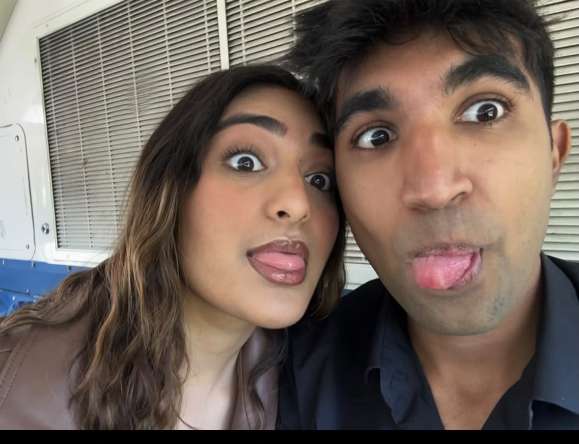 Goofy selfie together