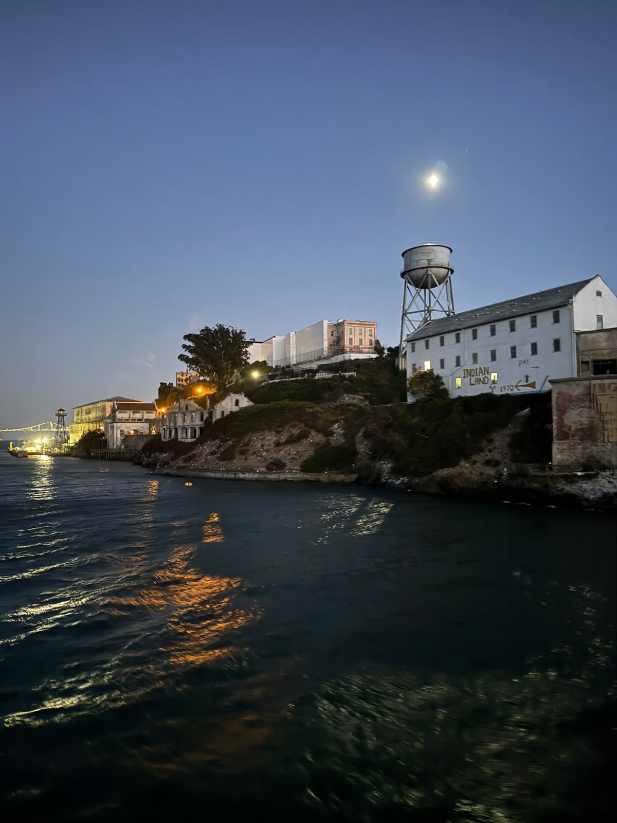 Night river view